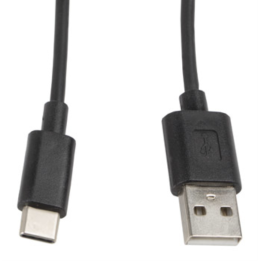 CABLE USB LANBERG 2.0 MACHO/USB C MACHO 1M NEGRO