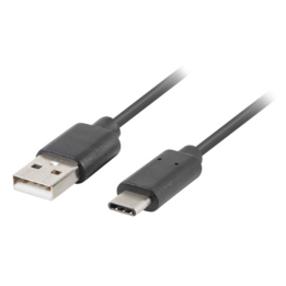 CABLE USB LANBERG 3.1 MACHO/USB C MACHO 1M NEGRO