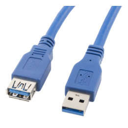 CABLE ALARGADOR LANBERG USB 3.0 MACHO HEMBRA 1.8M AZUL