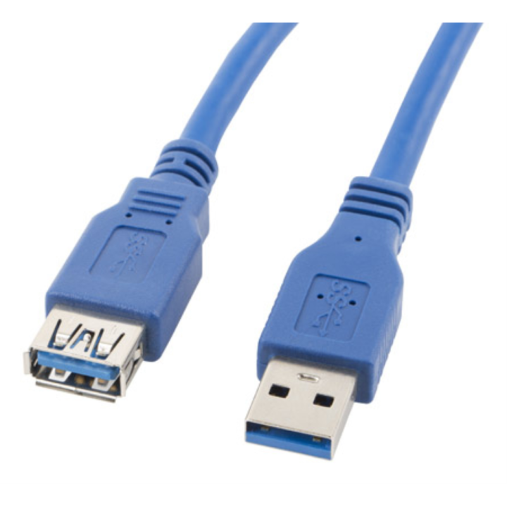 CABLE ALARGADOR LANBERG USB 3.0 MACHO HEMBRA 1.8M AZUL