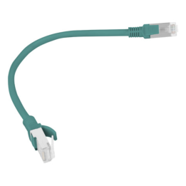 CABLE RED LANBERG LATIGUILLO CAT.6 UTP 0.25M VERDE FLUKE PASSED
