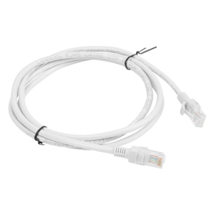 CABLE RED LANBERG LATIGUILLO CAT.6 UTP 1.5M GRIS FLUKE PASSED