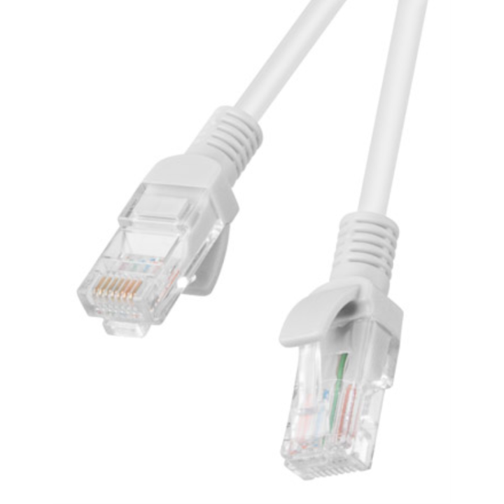 CABLE RED LANBERG LATIGUILLO CAT.6 UTP 1M GRIS FLUKE PASSED