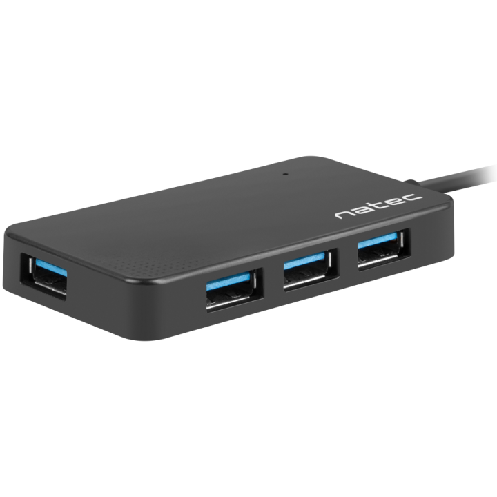 HUB NATEC MONTH 4 PUERTOS USB 3.0 NEGRO