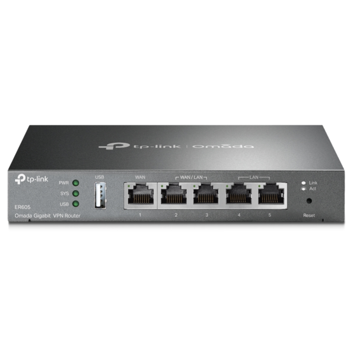 ROUTER TP LINK OMADA ER605 / 1x1G WAN, 2x1G WANLAN