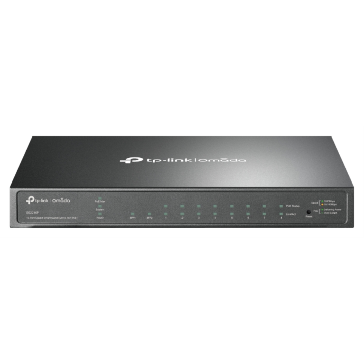 SWITCH TP LINK OMADA TL-SG2210P / L2, 8x1G, 2xSFP, 61W