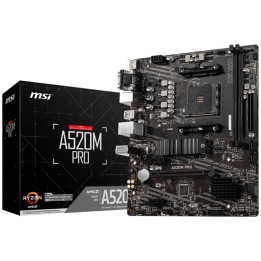 PLACA BASE MSI A520M PRO AM4 MATX 2XDDR4