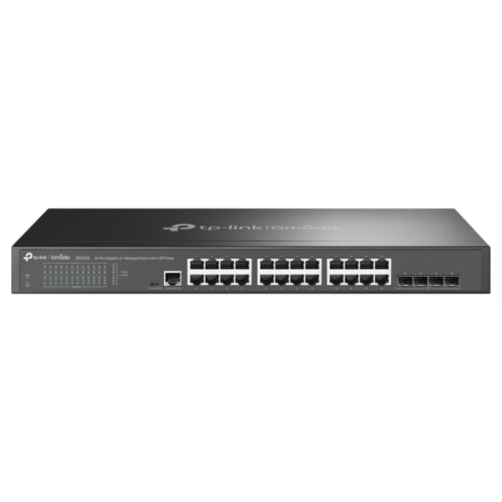 SWITCH TP LINK OMADA TL-SG3428 / L2, 24x1G, 4xSFP