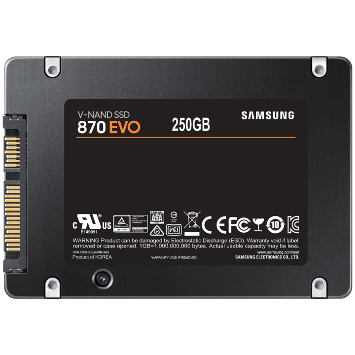 SSD SAMSUNG 870 EVO 250GB SATA3