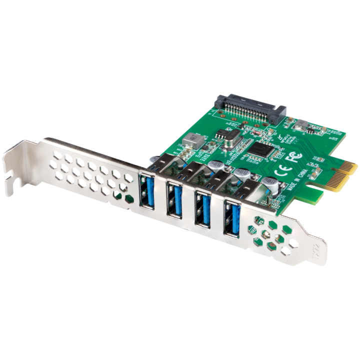 TARJETA PCI EXPRESS LANBERG X1 A 4X USB-A 3,1 GEN1 LOW PROFILE
