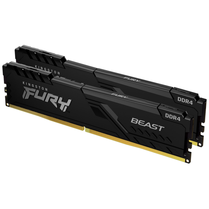 DDR4 KINGSTON 2x 8GB 3200 FURY BEAST NEGRO