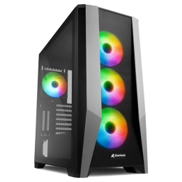 CAJA ATX SHARKOON TG7M 2XUSB3.0 SIN FUENTE NEGRO