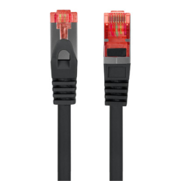 CABLE RED LANBERG LATIGUILLO CAT.6 S/FTP LSZH CU 2M NEGRO FLUKE PASSED