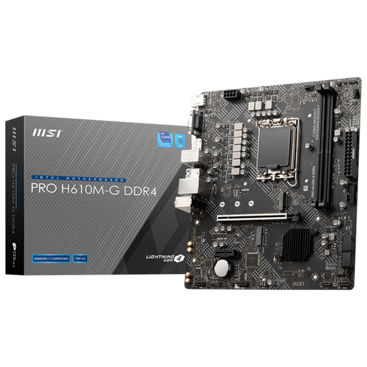 PLACA BASE MSI PRO H610M-G D4 1700 MATX 2XDDR4