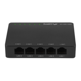 SWITCH LANBERG 5 PUERTOS GIGABIT RJ45 ETHERNET