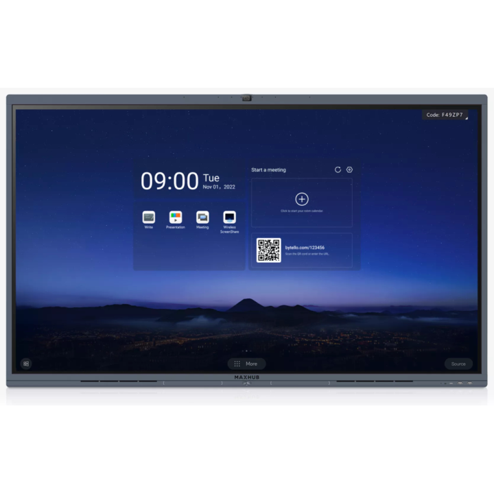 MONITOR INTERACTIVO WIN MAXHUB CLASSIC 86" IR 48MP CAM MICRO 2*10W SPEAKER