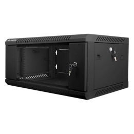 ARMARIO RACK LANBERG 4U 600X450X279 AUTO ENSAMBLADO 19" HASTA 60 KG NEGRO