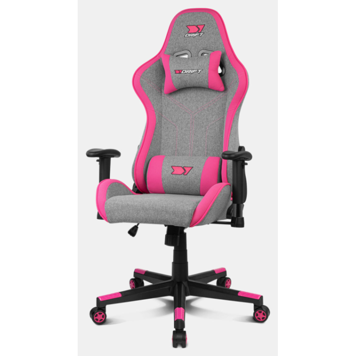 SILLA GAMING DRIFT DR90 PRO GRIS - ROSA