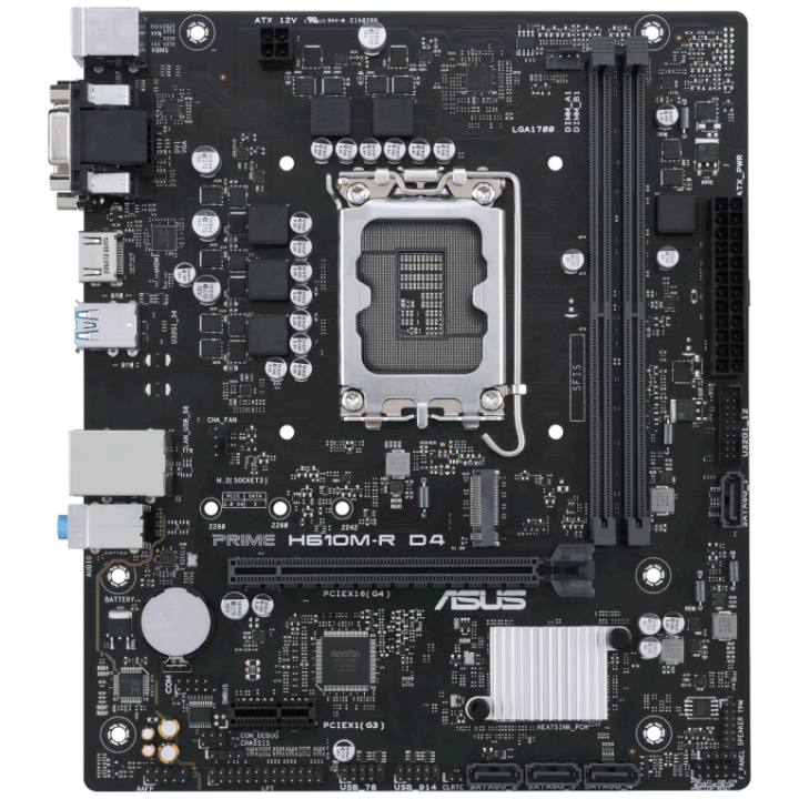 PLACA BASE ASUS PRIME H610M-R D4 SI BULK 1700 MATX 2XDDR4