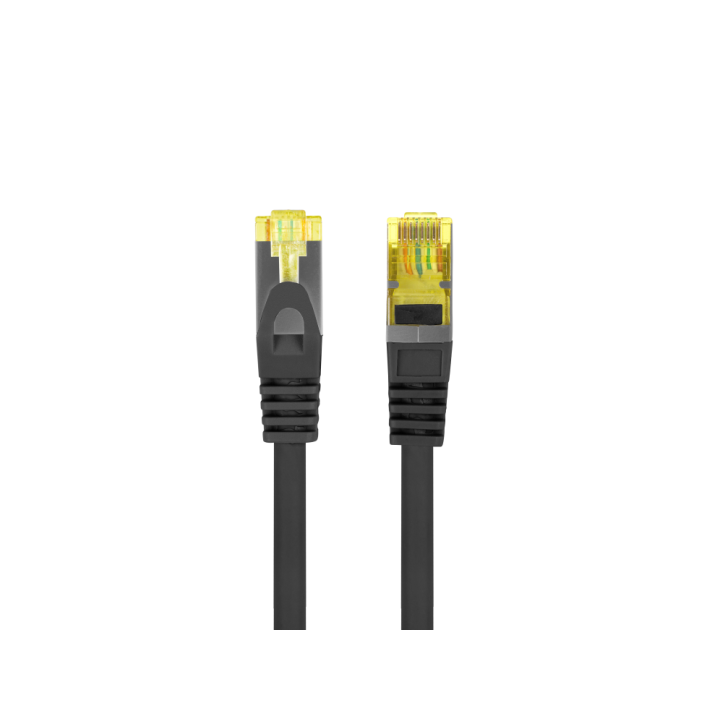 CABLE RED LANBERG LATIGUILLO CAT.6A S/FTP LSZH CU 2M NEGRO FLUKE PASSED
