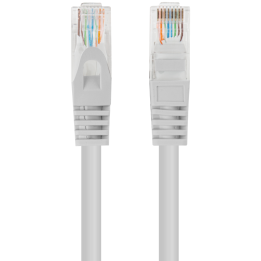 CABLE RED LANBERG LATIGUILLO CAT.6 UTP 7.5M GRIS FLUKE PASSED
