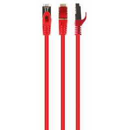 CABLE RED S-FTP GEMBIRD CAT 6A LSZH ROJO 0,5 M