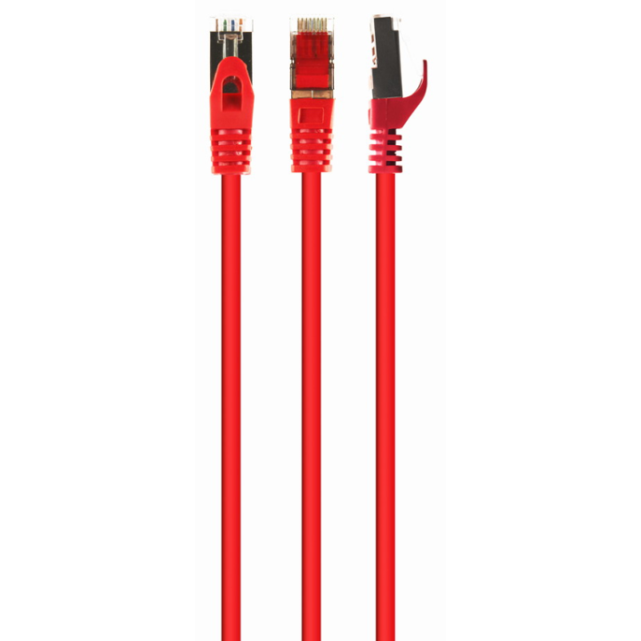 CABLE RED S-FTP GEMBIRD CAT 6A LSZH ROJO 0,5 M