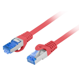 CABLE RED LANBERG LATIGUILLO CAT.6A S/FTP LSZH CCA 1M ROJO FLUKE PASSED