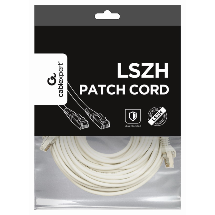 CABLE RED S-FTP CAT 6A LSZH BLANCO 10 M