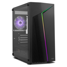 CAJA NOX INFINITY RGB M-ATX CHASSIS MINITORRE NEGRO