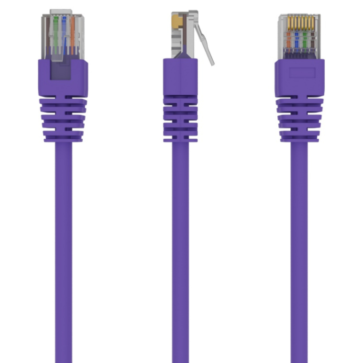 CABLE RED CAT5E GEMBIRD UTP VIOLETA 1M