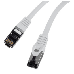 CABLE RED LANBERG LATIGUILLO CAT.8.1 S/FTP LSZH CU 0.25M GRIS FLUKE PASSED