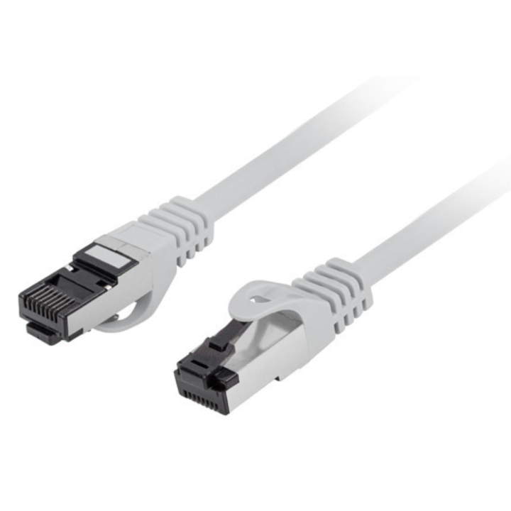 CABLE RED LANBERG LATIGUILLO CAT.8.1 S/FTP LSZH CU 1M GRIS FLUKE PASSED