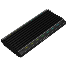 CARCASA HDD AISENS ASM2-RGB012B M.2 NEGRA