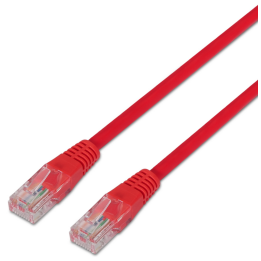 CABLE DE RED AISENS LATIGUILLO RJ45 CAT.6 UTP AWG24 ROJO 3.0M