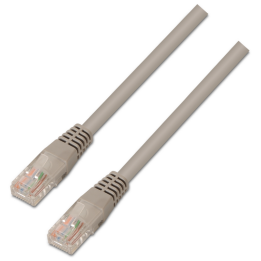 CABLE DE RED AISENS LATIGUILLO RJ45 LSZH CAT.6 UTP AWG24 GRIS 0.5M