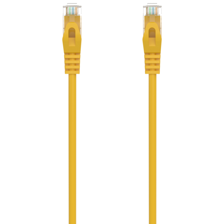 CABLE RED AISENS LATIGUILLO RJ45 LSZH CAT.6A UTP AWG24 0.5M AMARILLO