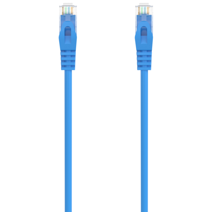 CABLE RED AISENS LATIGUILLO RJ45 LSZH CAT.6A UTP AWG24 0.5M AZUL