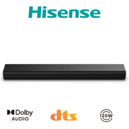 BARRA DE SONIDO HISENSE HS1000 120W DOLBY STEREO 2 CANALES BT 5.3 HDMI