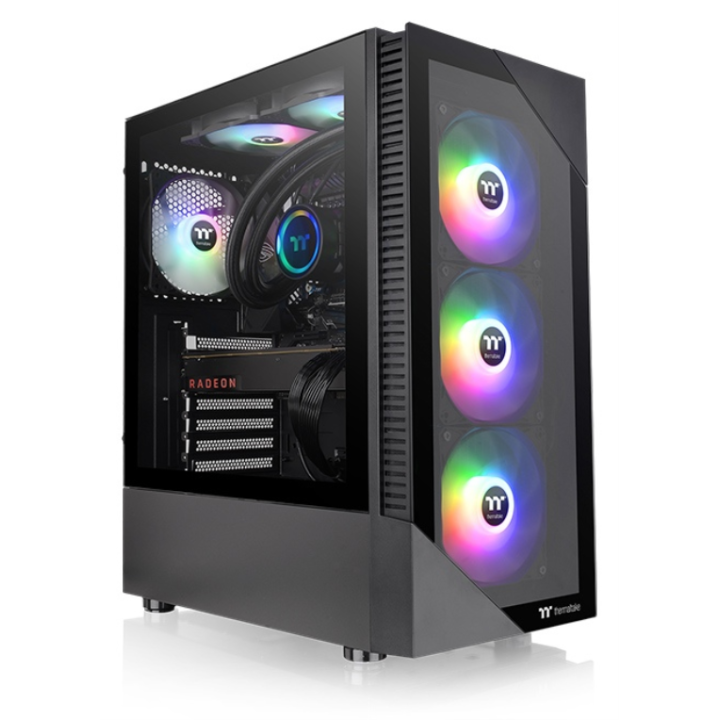CAJA THERMALTAKE VIEW 200 TG ARGB ATX 2XUSB 3.2 SIN FUENTE NEGRO