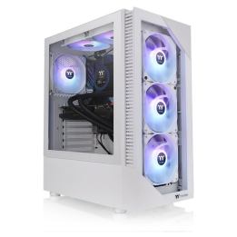 CAJA THERMALTAKE VIEW 200 TG ARGB ATX 2XUSB 3.2 SIN FUENTE BLANCO