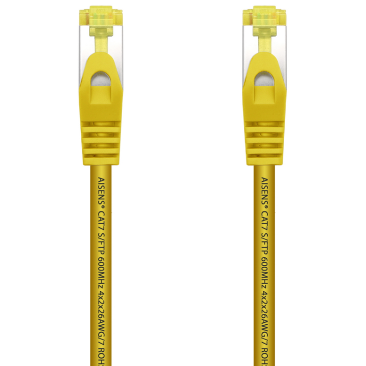 CABLE RED AISENS LATIGUILLO RJ45 LSZH CAT.7 SFTP PIMF 2.0M AMARILLO