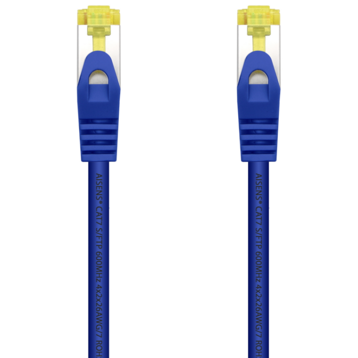 CABLE RED AISENS LATIGUILLO RJ45 LSZH CAT.7 SFTP PIMF 1.0M AZUL