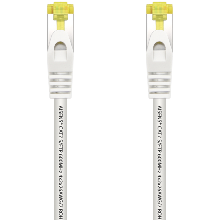 CABLE RED AISENS LATIGUILLO RJ45 LSZH CAT.7 SFTP PIMF 1.0M BLANCO