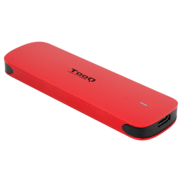 CARCASA HDD TOOQ TQE-2201R M.2 ALUMINIO ROJA