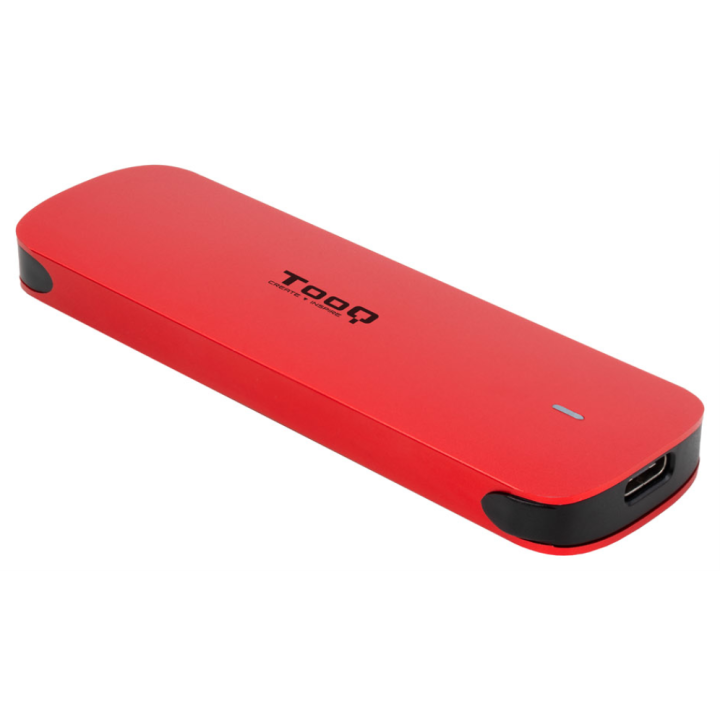 CARCASA HDD TOOQ TQE-2201R M.2 ALUMINIO ROJA