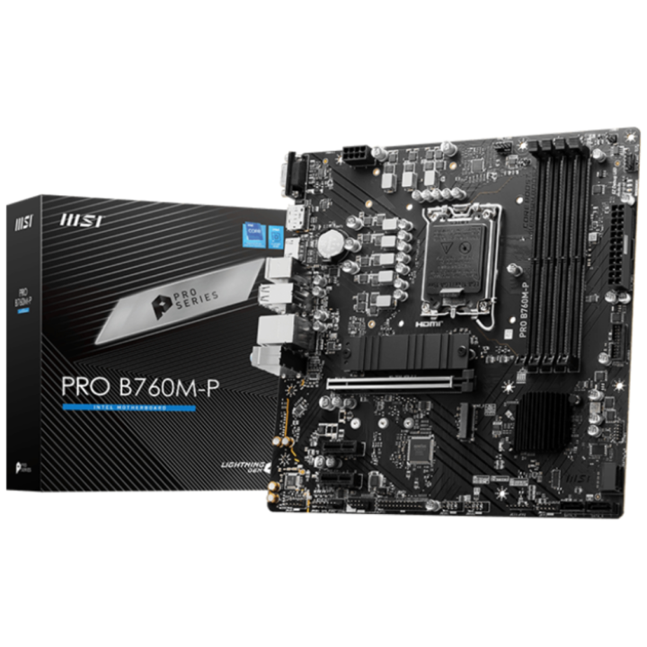 PLACA BASE MSI PRO B760M-P 1700 MATX 4XDDR5