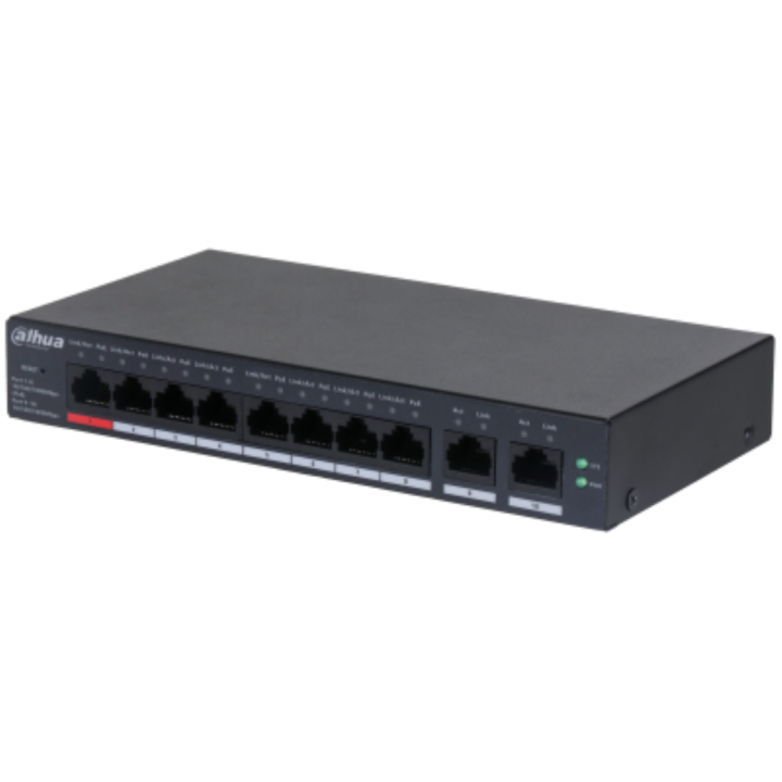 SWITCH CLOUD DAHUA DH-CS4010-8GT-110 GIGABIT SWITCH WITH 8-PORT POE