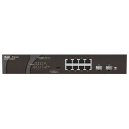 SWITCH RUIJIE REYEE RG-ES110GDS-P GIGALAN 8p SFP 2p POE