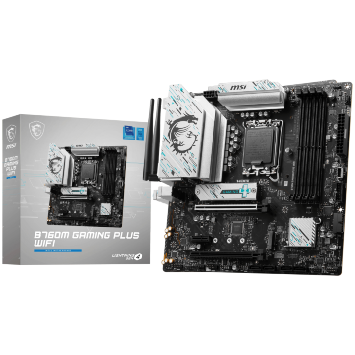 PLACA BASE MSI B760M GAMING PLUS WIFI 1700 MATX 4XDDR5